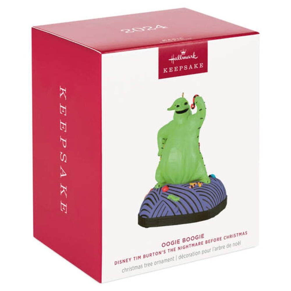 Hallmark Keepsake 2024 Nightmare Before Christmas Oogie Boogie Motion Ornament